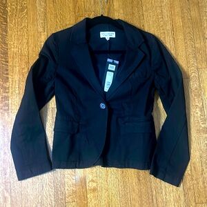 NWT Nili Lotan black cotton blazer